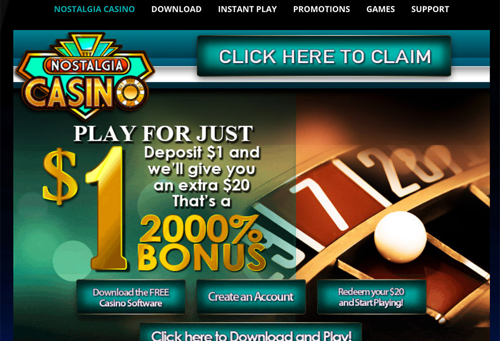 nostalgia casino бездепозитный бонус